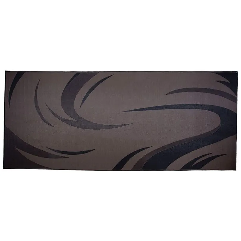 Graphic Swish Mats, Black/Brow